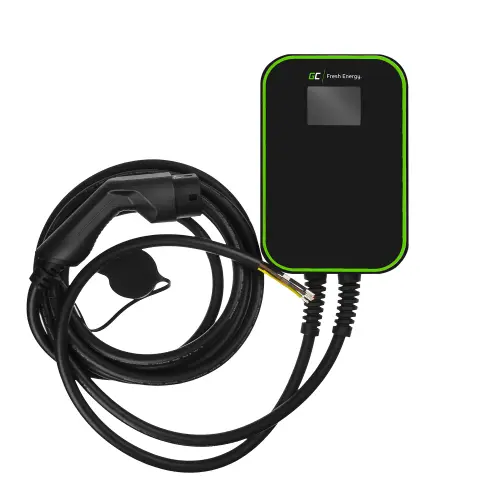 Statie de incarcare  Green Cell Wallbox GC EV PowerBox, 22 kW, tip 2 (6m), IP66, 32A
