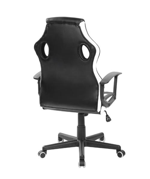 Scaun gaming EVO X Edition, PU, reglabil, Alb/Gri