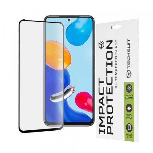 Folie de protectie Ecran Techsuit pentru Xiaomi Poco M4 Pro / Redmi Note 11S / Note 11, Sticla Securizata, Full Glue, 111D