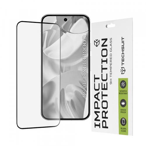 Folie de protectie Ecran Techsuit pentru Google Pixel 10, Sticla Securizata, Full Glue, 111D