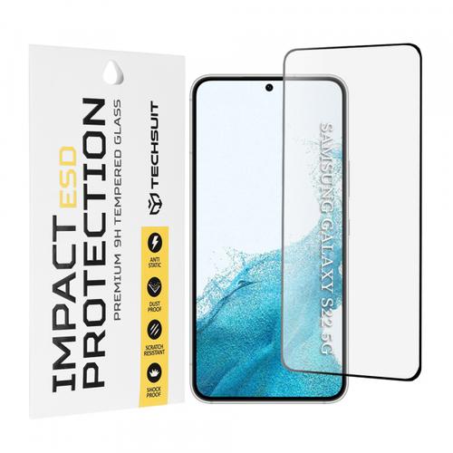 Folie de protectie Ecran Techsuit pentru Samsung Galaxy S23 S911 / S22 5G S901, Sticla Securizata, Full Glue