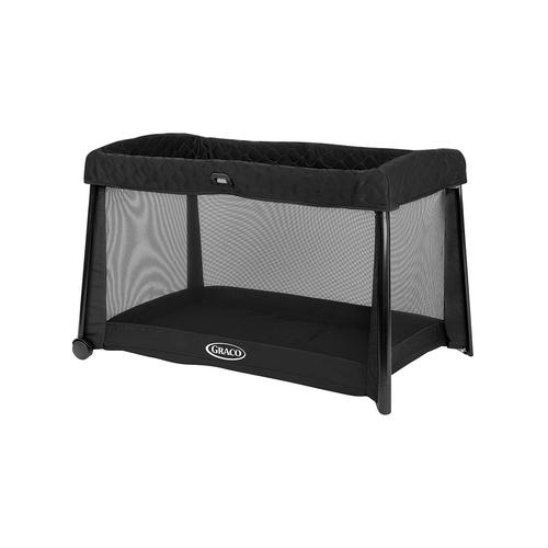 Patut de calatorie 3 in 1 Graco  9AW998MDNEU, transformabil in tarc FoldLite LX, 0 - 3 ani, Negru