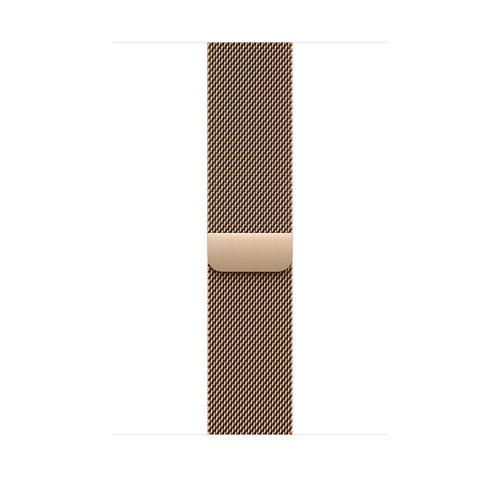 Curea Smartwatch Apple mgj54zm/a pentru Watch 46mm, Milanese Loop, M/L (Auriu)