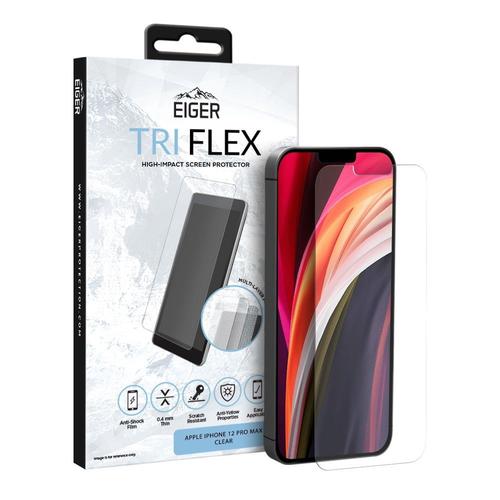 Folie Sticla Eiger Clear Tri Flex EGSP00632 pentru iPhone 11 Pro Max / Xs Max, 0.4 mm, 5H (Transparent)