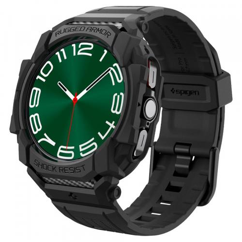 Husa Spigen Rugged Armor Pro pentru Samsung Galaxy Watch Ultra, Negru