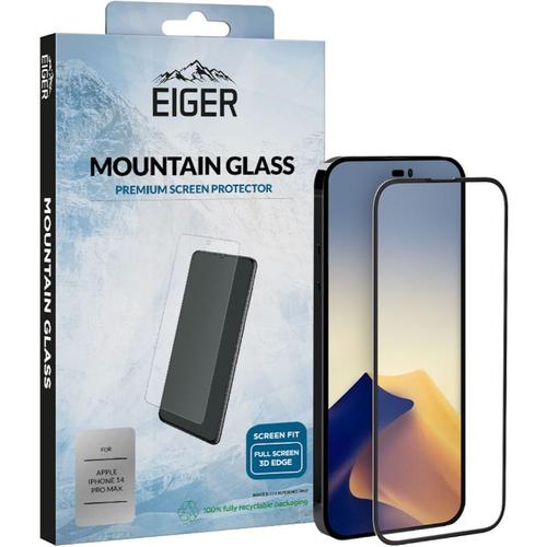 Folie Sticla Eiger 3D Mountain Glass compatibila cu iPhone 14 Pro Max (Transparent)