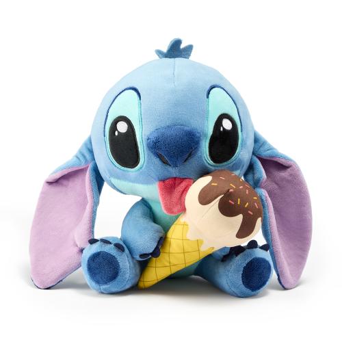 Jucarie de plus Disney Stitch cu inghetata, 25 cm