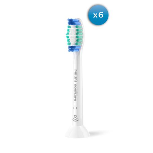 Rezerve periuta electrica Philips HX6016/87 Sonicare C1 Pro Results, 6 capete (Alb)