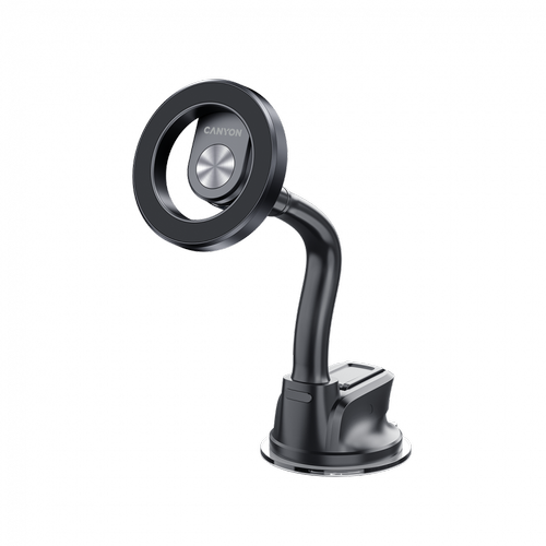 Suport auto magnetic CANYON OnGrip 12 CNS-CCHM12, Prindere cu ventuza si grilaj ventilatie (Negru)
