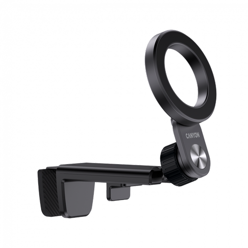 Suport auto magnetic CANYON OnGrip 11, Prindere cu clip, Universal (Negru)