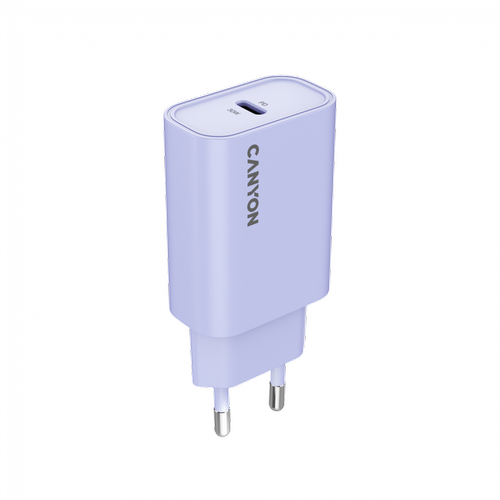 Incarcator retea CANYON CNE-CHA30CLPU OnCharge 30CL, 30 W, 1x USB Type-C PD (Mov)