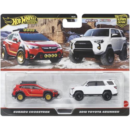 Set 2 masinute metalice Hot Wheels - Subaru Crosstrek si Toyota 4Runner 2018, 1:64
