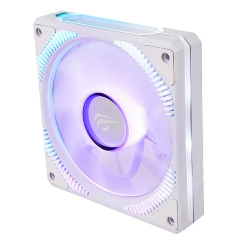 Ventilator HAVIT F2096, iluminare RGB, 1800RPM (Alb)