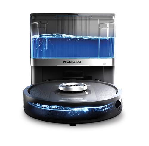 Aspirator robot  Shark PowerDetect NeverTouch 2in1 RV2800YEEU, statie NeverTouch reincarcare, alimentare cu apa si golire automata, 2l, 14.8V, autonomie max 110 min (Negru)
