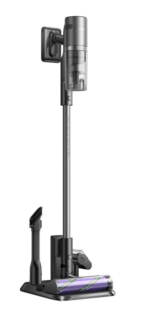 Aspirator vertical MOVA I10, 20.000Pa, Autonomie 60 minute, Recipient 0.3 l, 460 W (Negru)