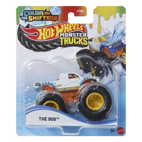 Masinuta Hot Wheels Monster Trucks - Color Shifters, The 909, 1:64