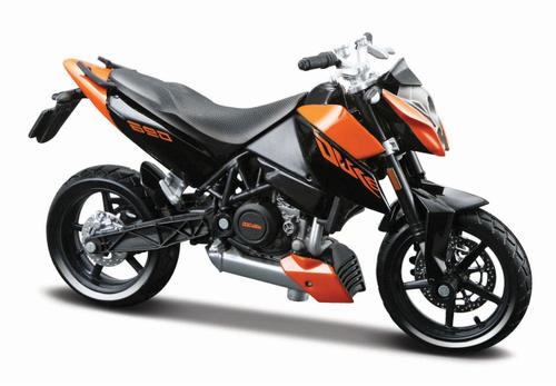 Motocicleta metalica cu stand MAISTO Editie Speciala Ktm 690 Duke, Scara 1 la 18