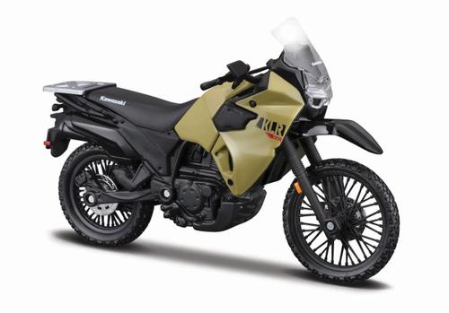 Motocicleta metalica MAISTO Editie Speciala Kawasaki Klr650, Scara 1 la 18