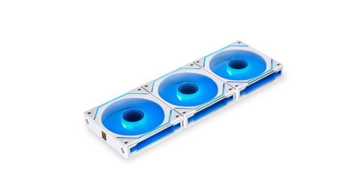 Set ventilatoare Lian Li UNI FAN SL-INF, iluminare aRGB, 3 x 120mm, 200 - 1200 RPM (Alb)