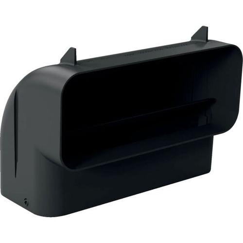 Canal plat 90 grade vertical BOSCH HEZ9VDSB3 - 17005035, dimensiune M, cot vertical pentru tubulatura rectangulara tip tata (Negru)