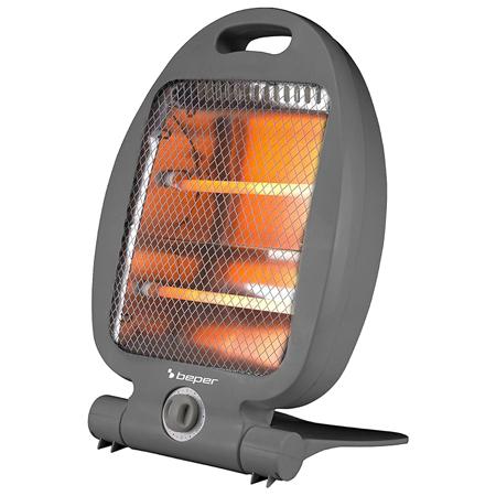 Incalzitor cu quartz Beper BPP203PAN004, 2 trepte, 800 W (Negru)