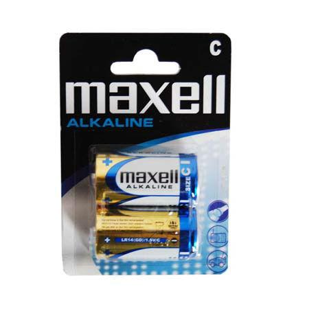 Baterie alcalina MAXELL LR14, 2 bucati, Blister