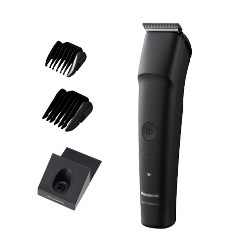 Masina de tuns profesionala Panasonic ER-GP23K801, design ergonomic, ideala pentru finisare, Autonomie 100 minute (Negru)