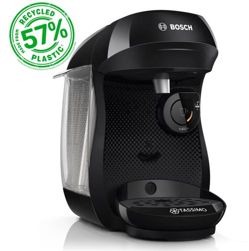 Espressor automat cu capsule BOSCH Tassimo Happy Friendly TAS102E, Rezervor 0.7 l, 1400 W (Negru)