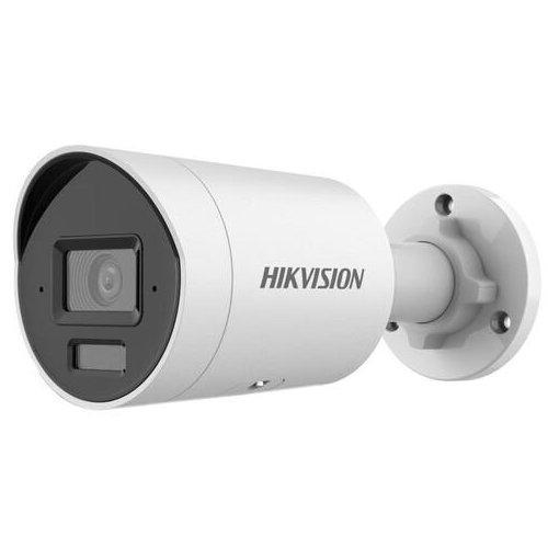 Camera supraveghere exterior cu iluminare duala Hikvision AcuSense DS-2CD2083G2-LI, 8 MP, 2.8 mm, IR/lumina alba 40 m, slot card, PoE
