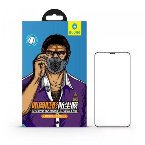 Folie de protectie Ecran Blueo Anti-Dust HD pentru Apple iPhone 11 Pro Max / XS Max, Sticla Securizata, Full Glue