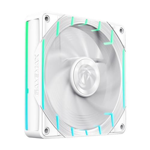 Ventilator Gamemax Tornado T12, iluminare aRGB, 800 - 2200rpm (Alb)