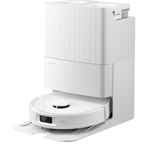 Aspirator robot Roborock Qrevo 798, Wi-Fi, Navigatie laser, 10000Pa, Rezervor statie apa murdara/curata 3l si 4l Autonomie 180 minute, Amazon Alexa, Google Assistant (Alb)