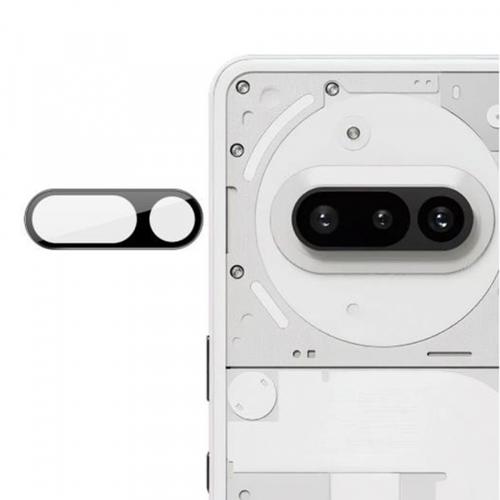 Folie de protectie Camera Spate Techsuit pentru Nothing Phone (3a), Sticla Securizata, Neagra