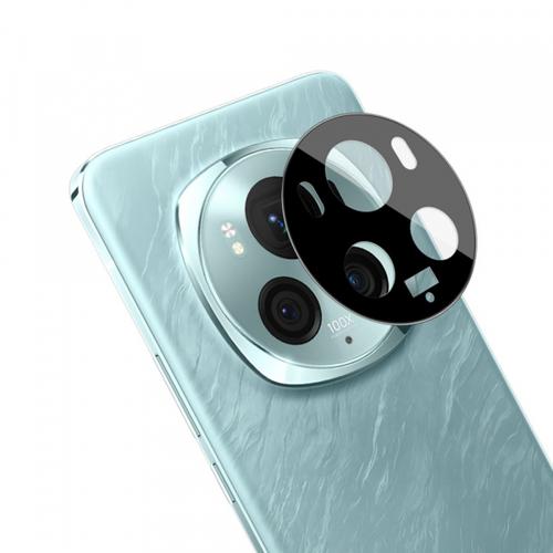 Folie de protectie Camera Spate Techsuit pentru Honor Magic6 Pro, Sticla Securizata, Neagra