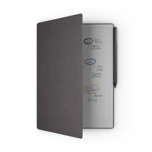 Husa Book Cover reMarkable Book Folio Weave Basalt pentru reMarkable Paper Pro (Negru)