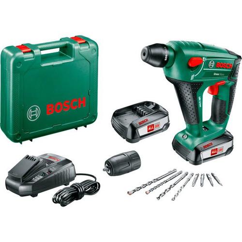 Ciocan rotopercutor cu acumulator BOSCH Uneo Maxx, 18V, 2.5Ah, 2 acumulatori