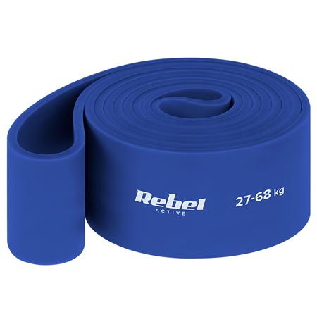 Banda Elastica Rebele Active RBA-3001-6, Power band, 27-68 Kg (Albastru)