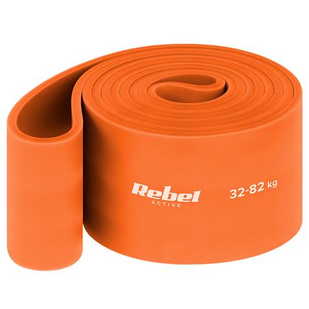 Banda Elastica Rebele Active RBA-3001-7, Power band, 32-82 Kg (Portocaliu)
