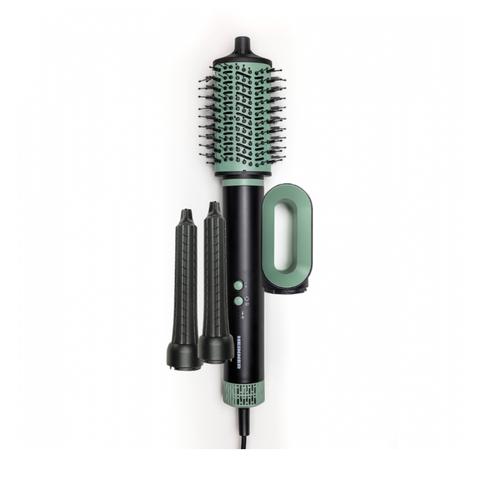 Aparat de coafat profesional Heinner HAS-R15BLDC-BK4, 1500 W, 2 viteze, 3 setari temperatura, Auto-curatare, Aer rece (Negru/Verde)