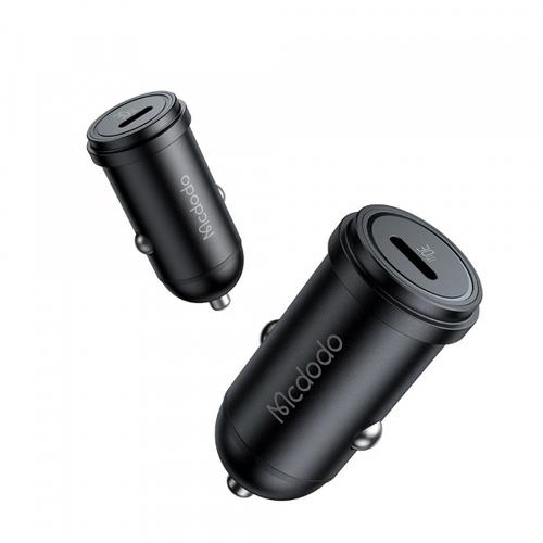 Incarcator Auto McDodo CC-7491 Obsidian, 30W, 3A, 1 x USB-C (Negru)