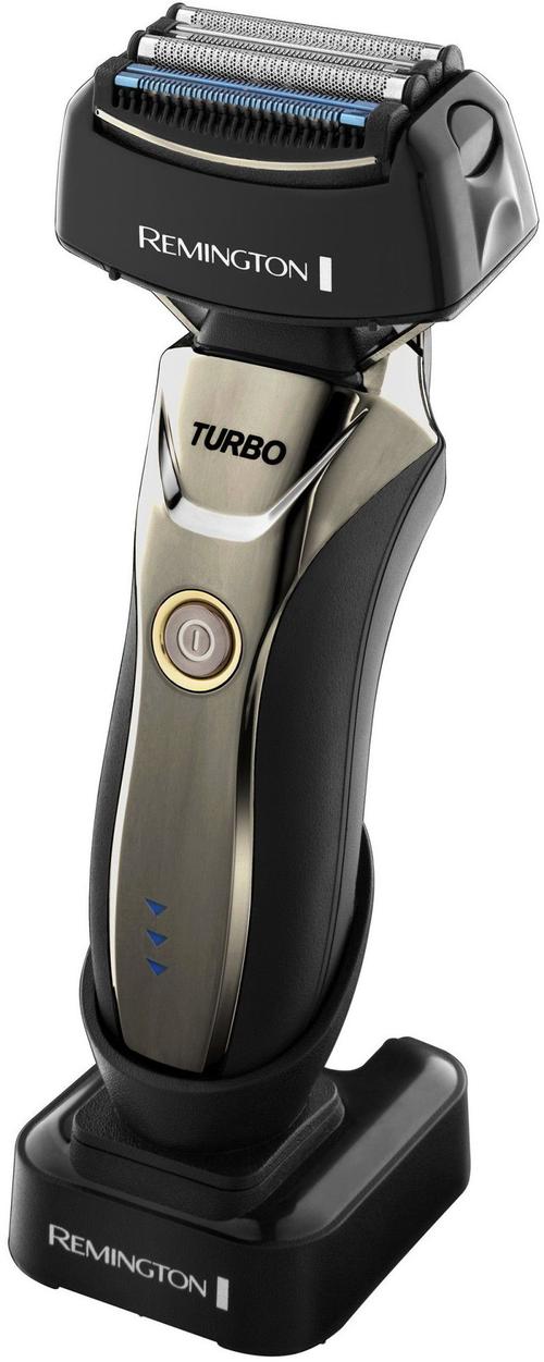 Aparat de ras Remington Power Advanced F9200, Mod Turbo, 2 trimmere (Negru/Argintiu)