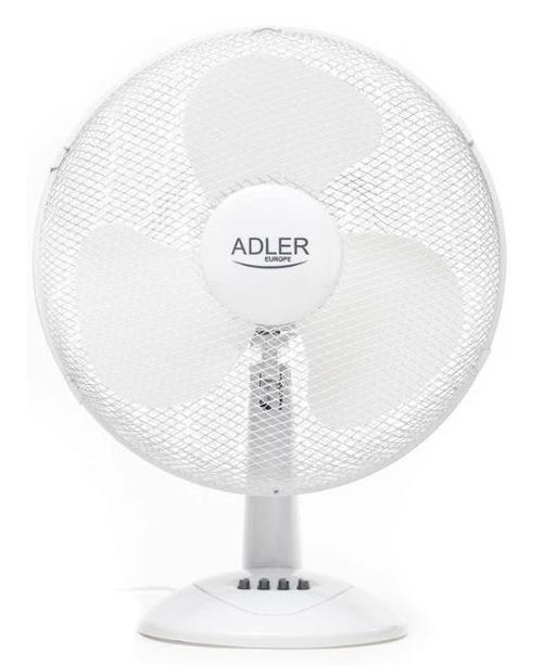 Ventilator Adler AD7304, 55W, 40 cm, 3 trepte (Alb)