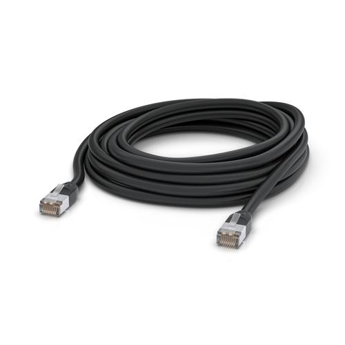 Cablu de retea pentru exterior, Ubiquiti, Cat.5e STP, Negru, 8m