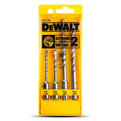 Set 4 burghie Sds-Plus Extreme 5, 6, 8, 10 mm, Dewalt