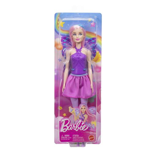 Papusa Barbie Zana cu par roz si tinuta in 2 culori
