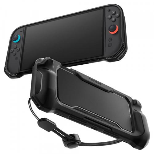 Carcasa Protectie Spigen Rugged Armor pentru Consola Nintendo Switch 2, Negru