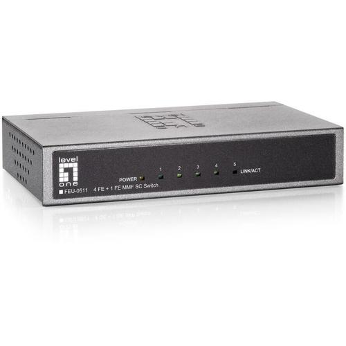 Switch LevelOne FEU-0511, 4 porturi