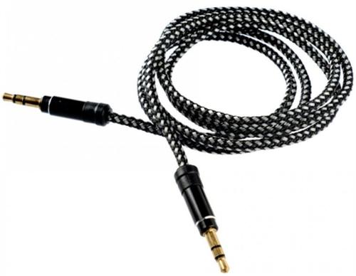 Cablu audio Tellur TLL311021, Jack 3.5 mm - Jack 3.5 mm, 1 m (Negru)