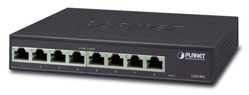 Switch Planet GSD-805, Gigabit, 8 Porturi