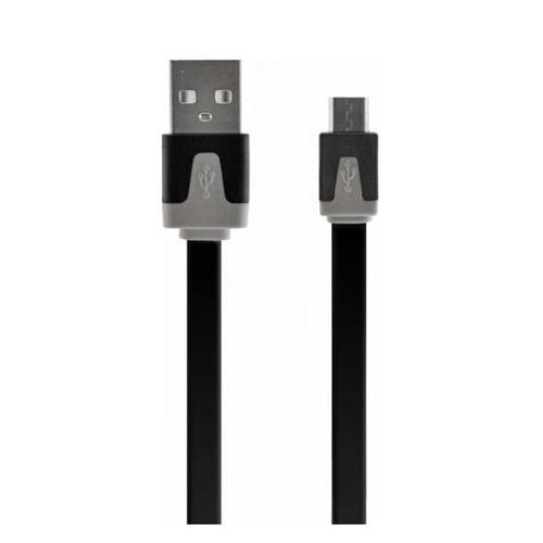 Cablu de date Blautel, MicroUSB, 1m, Negru / Alb
